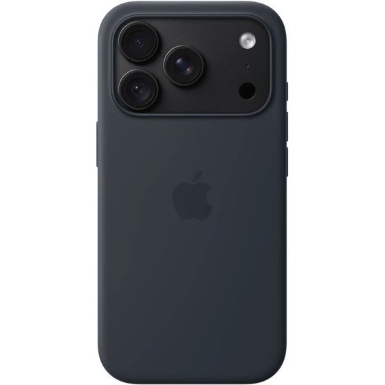 Apple Iphone 18 Pro Silicone Case With Magsafe Navy Blue - (MK8X4ZM/A)