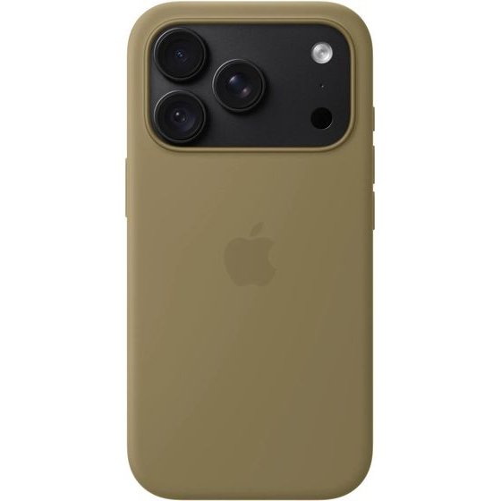 Apple Iphone 18 Pro Silicone Case With Magsafe Olive - (MK8V4ZM/A)