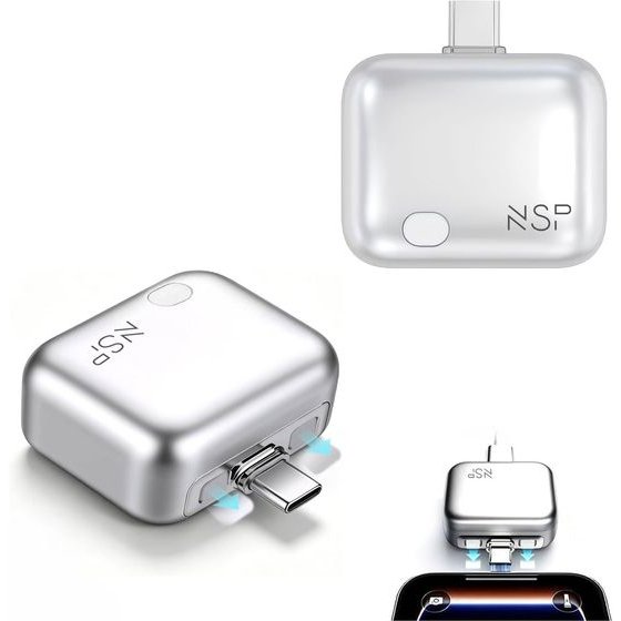 NSP N43 ������� ���������� ��������� ����������� �������� USB-C 5V-28V 0.5A 140W SILVER