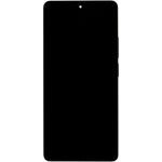Compatible Lcd Display + Touch Unit + Front Cover For Xiaomi Redmi Note 13 Pro 4G Midnight Black OEM - (57983132810)