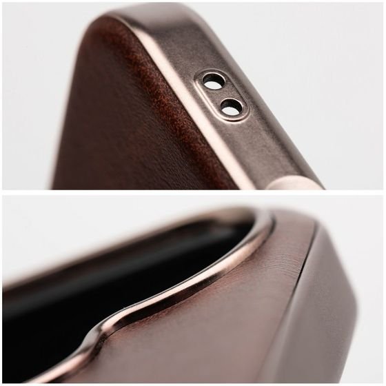 Case For Iphone 18 Pro / 17 Pro Gentleman Mag Cover Compatible With Magsafe Brown OEM