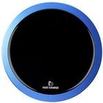All New , Wireless Charger, ultra thin, for telephone, blue, 5/9V, 10W, overtemperature protection, Qi - (WP315-B)