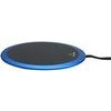 All New , Wireless Charger, ultra thin, for telephone, blue, 5/9V, 10W, overtemperature protection, Qi - (WP315-B)
