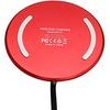 All New , Wireless Charger, ultra thin, for telephone, red, 5/9V, 10W, overtemperature protection, Qi - (WP315-R)