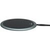 All New , Wireless Charger, ultra thin, for telephone, silver, 5/9V, 10W, overtemperature protection, Qi - (WP315-G)