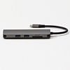 All New USB 3.1 Type-C Docking station grey, , HDMI, RJ45, microSD, USB C (PD), 2x USB3.0 - (QZDH001XS0AW)