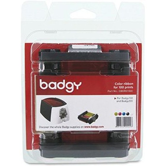 Badgy original tape for card printer, color, - (CBGR0100C)