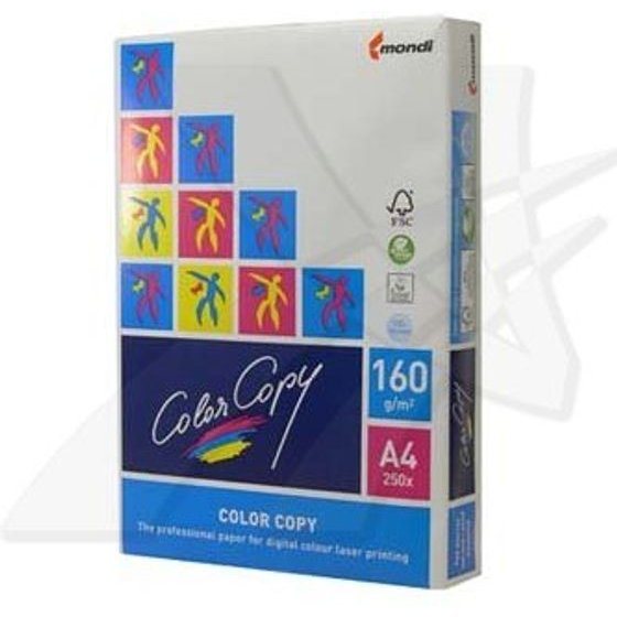 Color Copy Xerographic paper , A4, 160 g/m2, white, 250 sheets, special for colour laser print - (PX416CCBU2)