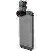 Loukin Lens for mobile phone, with clip, plastic/aluminium, black, 3in1 - (OFLU003M3P0B)