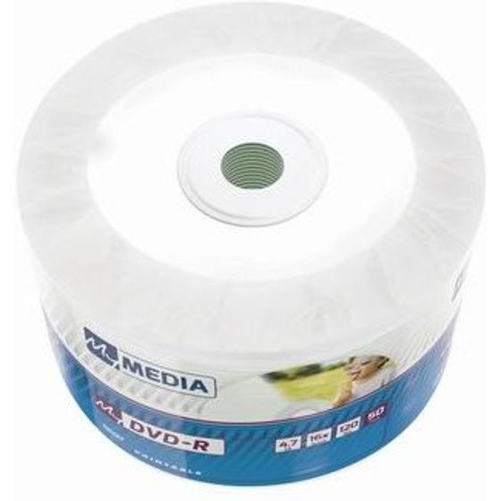Simandl MyMedia DVD-R, 4.7GB, 16x, wrap, 50-pack, printable, 12cm, for data archiving - (69202)