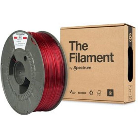 Spectrum The PETG 1000g, transparent red - (TF-24028)