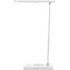 Virone office lamp Isiyo, aluminum + ABS, white, 3 ligtening types, IP20 wireless charger - (DL-5/W)