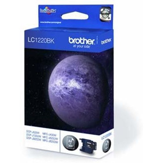 Brother original ink LC-1220BK, black, 300p - (LC1220BK)