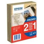 Epson Premium Glossy Photo Paper, photo paper, promo 1+1 for free typ glossy, white, 10x15cm, 4x6, 255 g/m2, 2x40 pcs - (C13S042167)