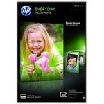 HP Everyday Photo Paper, Glossy, photo paper, glossy, white, 10x15cm, 4x6, 200 g/m2, 100 pcs, inkjet - (CR757A)