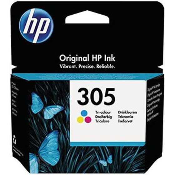 HP original ink 305, tri-colour, blister pack, 100p - (3YM60AE#301)