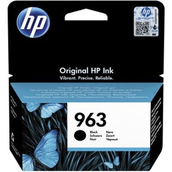 HP original ink 3JA26AE, 963, black, 1000p, 24.09ml - (3JA26AE#BGY)