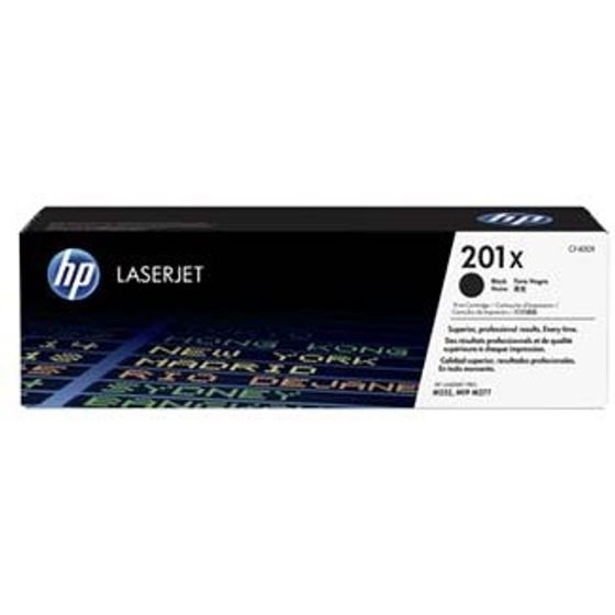 HP original toner 201X, black, 2800p, 770g - (CF400X)