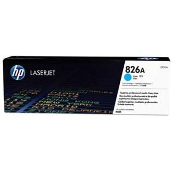 HP original toner 826A, cyan, 31500p, EOL - (CF311A)