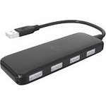 HP USB (2.0) hub 4-port, black, - (DHC-CT110C)