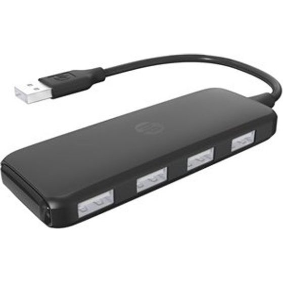 HP USB (2.0) hub 4-port, black, - (DHC-CT110C)