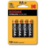 Kodak XTRALIFE One-off alkaline battery AA, 4-pack - (KOD-LR6XT)