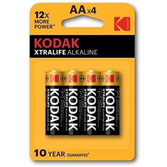 Kodak XTRALIFE One-off alkaline battery AA, 4-pack - (KOD-LR6XT)