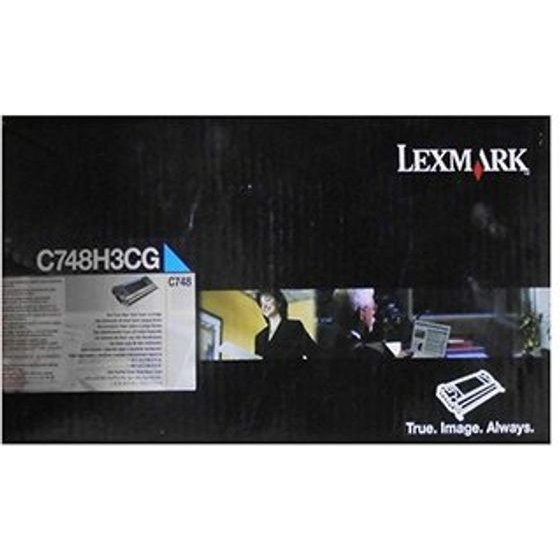 Lexmark original toner C748, cyan, 10000p - (C748H3CG)