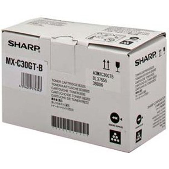 Sharp original toner MX-C30GTB, black, 6000p - (MXC30GTB)