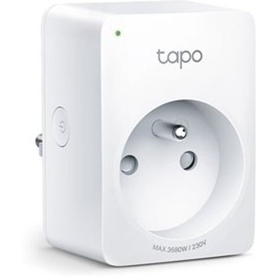 TP-link Clever socket according to the Wifi range, max. 3680W, white, , rem.control,consumption measurement,voice contro - (Tapo P110)