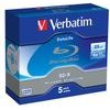 Verbatim BD-R, Datalife, 25GB, jewel box, 6x, 5-pack - (43836)