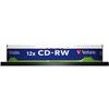 Verbatim CD-RW, SERL Scratch Resistant, 10-pack, 700MB, 12x, 80min., 12cm, without printing possibility, cake box, for data - (43480)