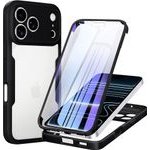 Techsuit - ColorVerse 360 Series + Screen Protector - iPhone 18 Pro Max / iPhone 17 Pro Max - Black
