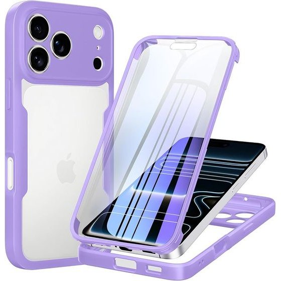 Techsuit - ColorVerse 360 Series + Screen Protector - iPhone 18 Pro Max / iPhone 17 Pro Max - Purple