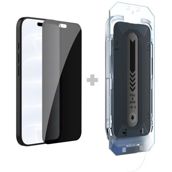 Nillkin Tempered Glass 0.25mm Guardian 2.5D For Apple Iphone 18 Pro Max Black (With applicator) - (57983132650)