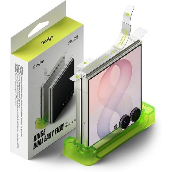Ringke - Hinge Dual Easy Film (2 pack) - Samsung Galaxy Z Flip8 - Clear