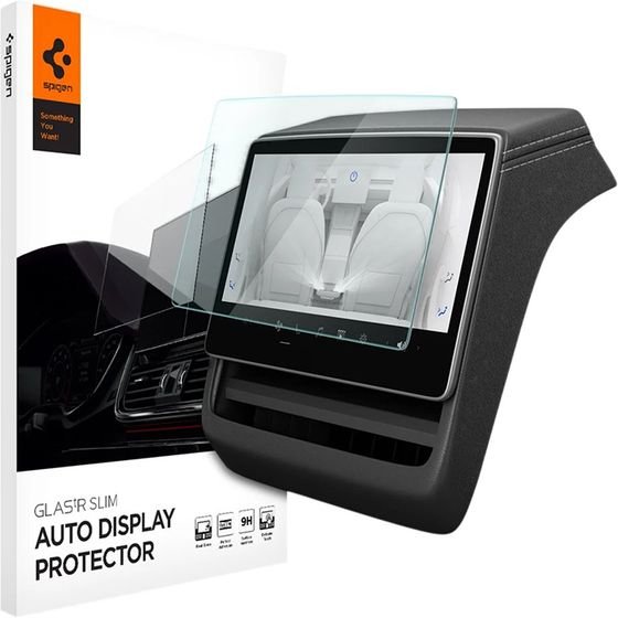 Spigen - Glas.Tr Slim Anti-Glare Matte - Tesla Model Y (2026/2025) / Model 3 (2026/2025/2024) - Transparent - (AGL07586)