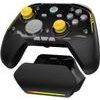 Ajazz Gamepad Set GP100 NS - Hall Effect, 1000Hz, Wireless, Bluetooth, 1000Hz - Black, Gray, Yellow - (AJ-GP100-NS-SET-BK)