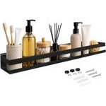 Zortiva Black Bathroom Shelf - (19470-0)