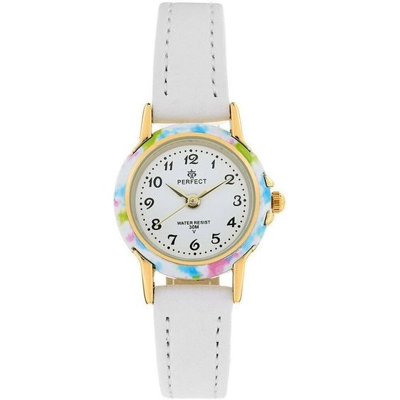 Perfect CHILDRENS Watch LP284-05 Communion Watch - white/Color + Box (zp809g) - (PERFECT LP284-05)