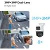 IMOU Poe Camera PS70F 3MP+3MP Dual Lens Pantilt Outdoor - (IPC-PS70FP-6M0)