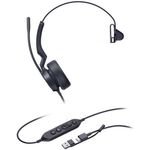 Yealink Headset UH44 Mono USB-C/A Wired - (1308241)