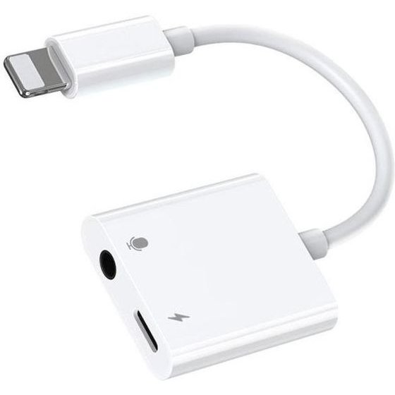 Joyroom ���������� Lightning �������� �� 3.5mm ������ & Lightning ������ ����� - (S-Y105)