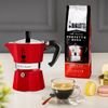 Bialetti Moka Pot For 3 Cups Moka Express Red - (5466)