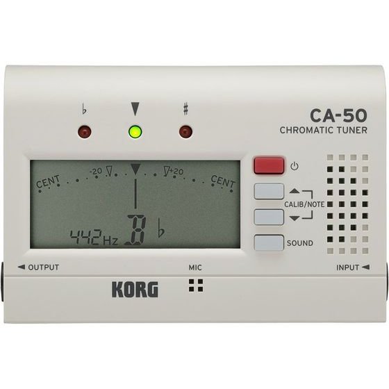 KORG CA-50 - Chromatic tuner, White - (TUCA50)