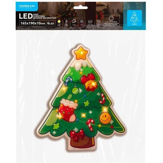 Modee ����������������� ���������� ��������� �� LED, ��� ���������� �� ���������, C4004 (6 LED, 165x190x10mm) - (ML-C4004)