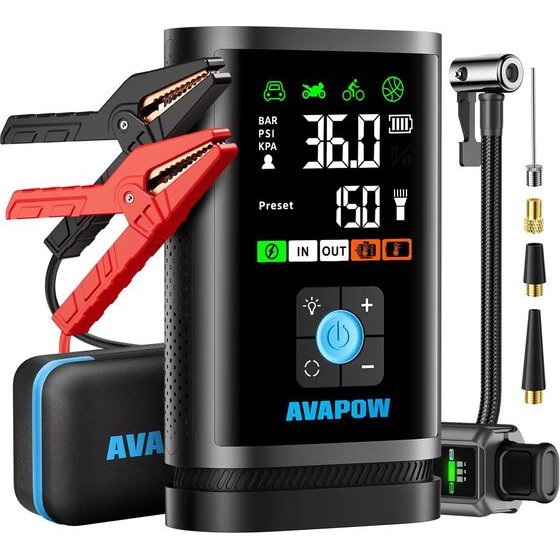 Avapow ��������� ��������� & ���������� ����� JP3, 12V/3000A, 150PSI, 16000mAh - (AVP-JP3)
