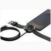 ENERGEA Flow Duo Watch 2-in-1 USB-C To USB-C Cable + Samsung Watch Charger 480Mb/s 60W 1.5m Black - (CBL-FLDSAM-BLK)