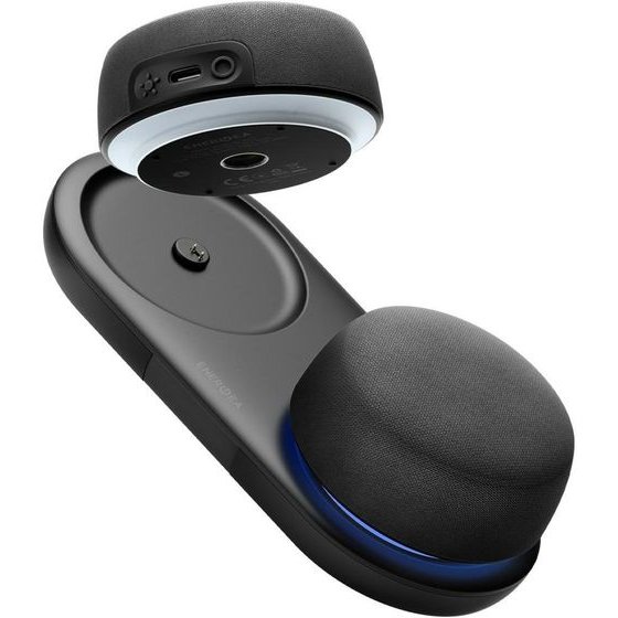 ENERGEA Magaudio Aura Dual Bluetooth Speakers With Docking Station Black - (MAG-AURA-BLK)