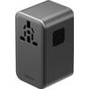 ENERGEA Travelworld Adapter Gan 160W Pd 3x USB-C / USB-A Gunmetal Wall Charger - (TWA-GAN160-GUN)